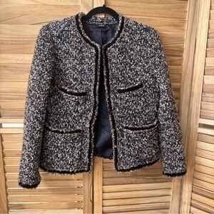 J. Crew Lady Tweed Jacket Blazer Size S